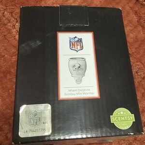 Scentsy Miami Dolphins Mini Warmer - Black and White